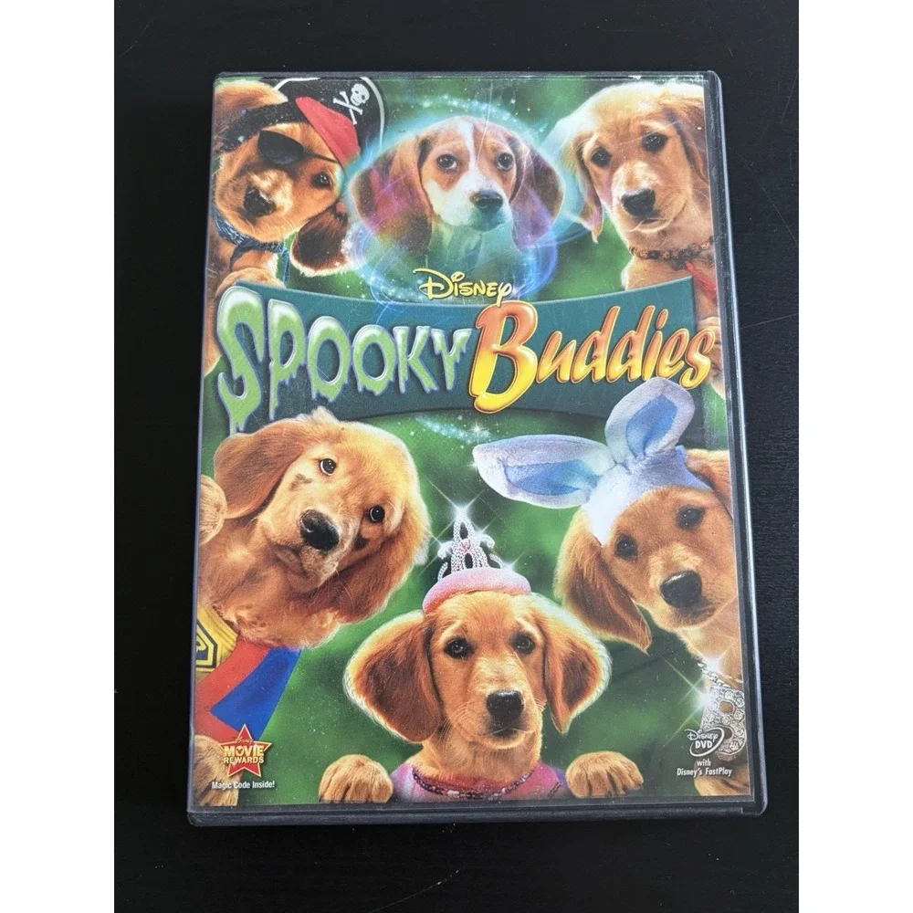 Disney's Spooky Buddies DVD (2011) Golden Retriever Puppies Halloween Movie